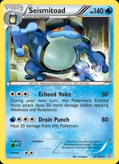 Seismitoad card in English