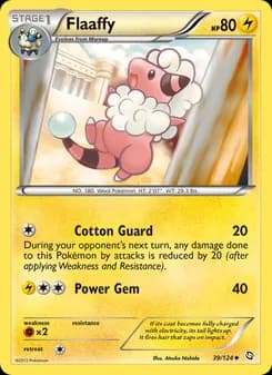 Flaaffy card in English