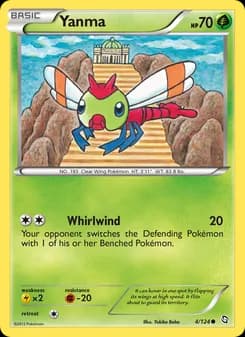 Yanma card in English
