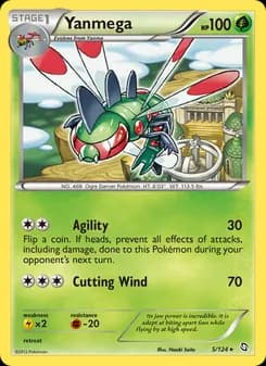 Yanmega card in English