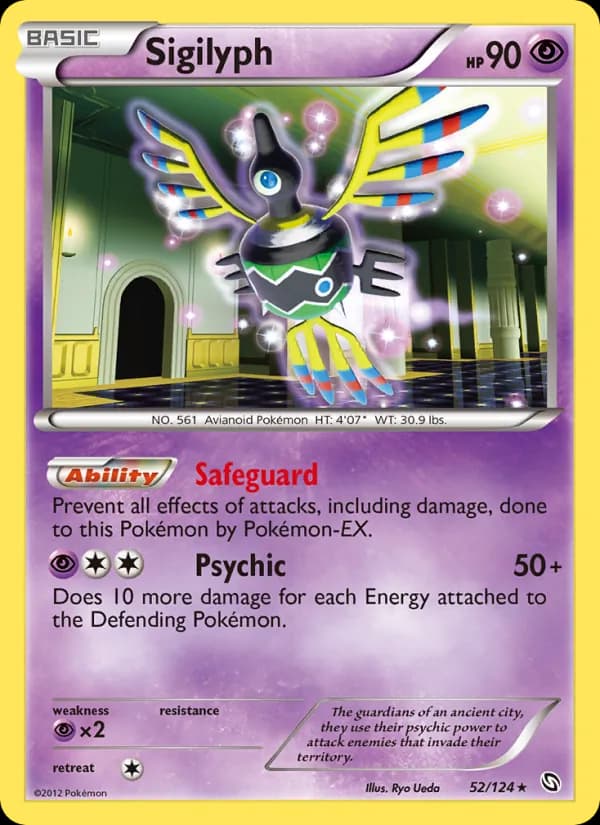 Sigilyph card in English