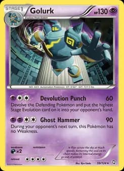 Golurk card in English