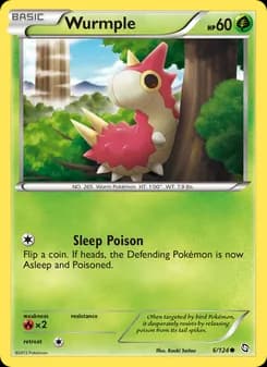 Wurmple card in English