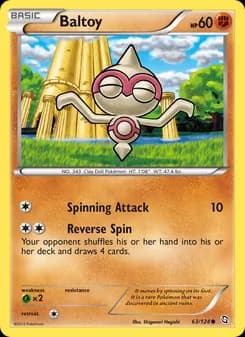 Baltoy card in English