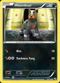 Houndour card in English