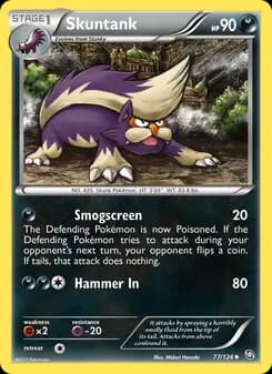Skuntank card in English