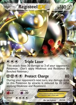 Registeel-EX card in English