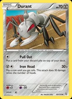 Durant card in English