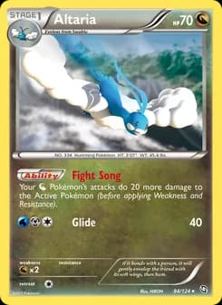 Altaria card in English