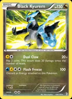 Black Kyurem card in English