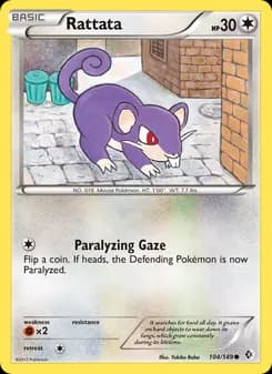 Rattata card in English