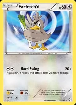 Farfetch’d card in English