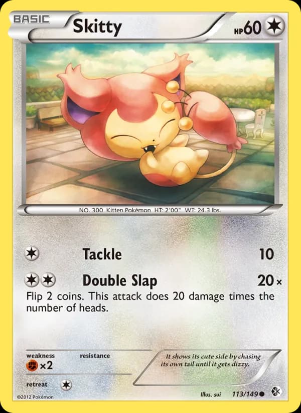 Skitty card in English