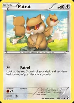 Patrat card in English