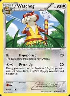 Watchog card in English