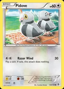 Pidove card in English