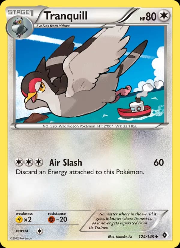 Tranquill card in English