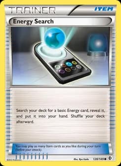 Energy Search card in English
