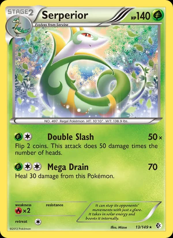 Serperior card in English