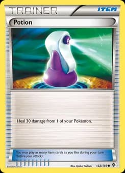Potion card in English