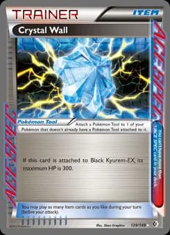 Crystal Wall card in English