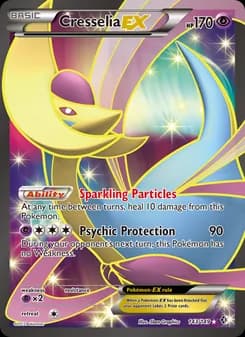 Cresselia-EX card in English