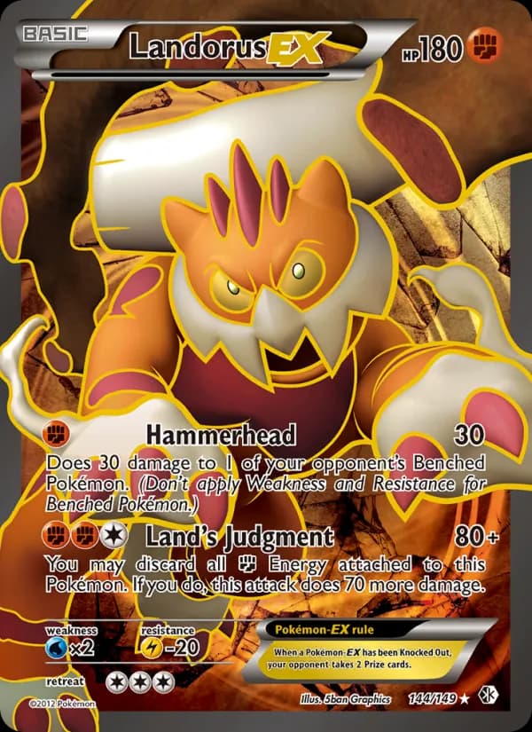 Landorus-EX card in English