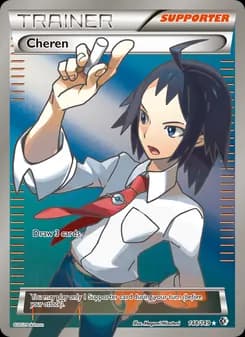Cheren card in English