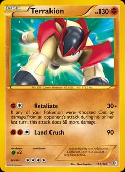 Terrakion card in English
