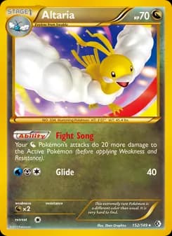 Altaria card in English