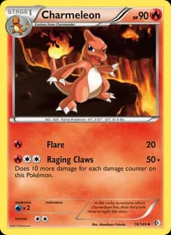 Charmeleon card in English