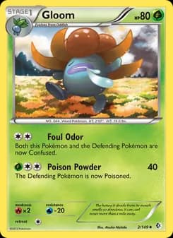 Gloom card in English