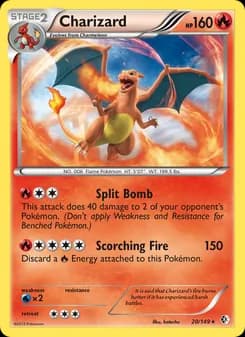 Charizard card in English
