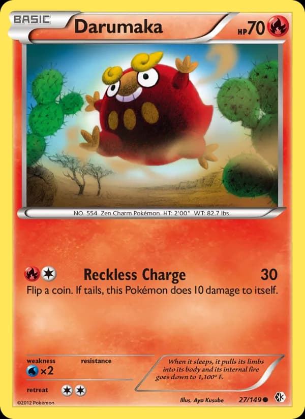 Darumaka card in English