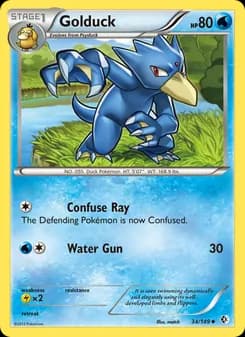 Golduck card in English