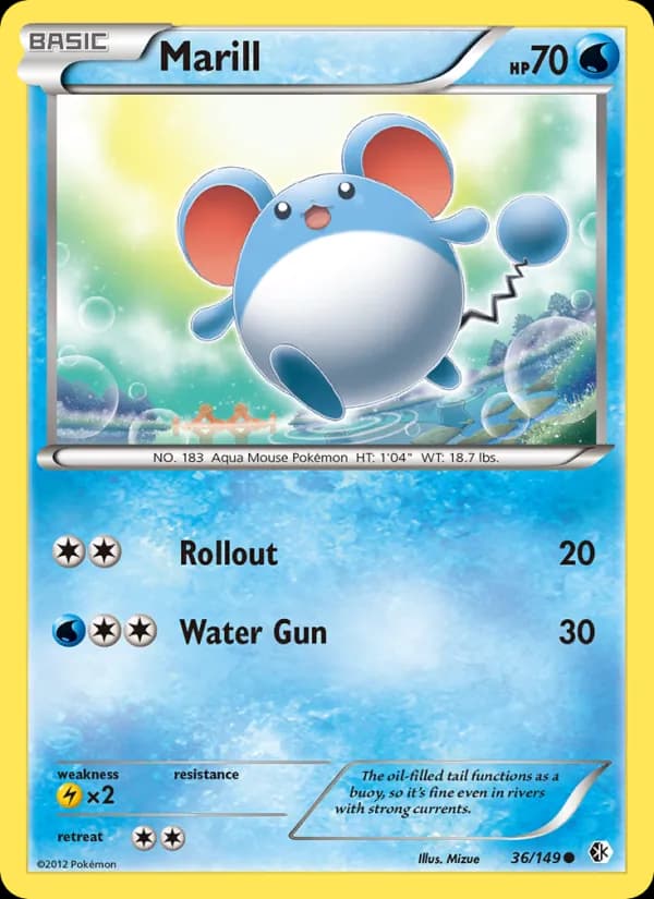 Marill card in English