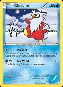 Delibird card in English