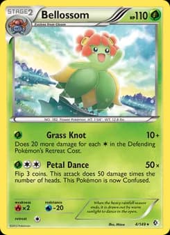 Bellossom card in English