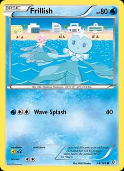 Frillish card in English