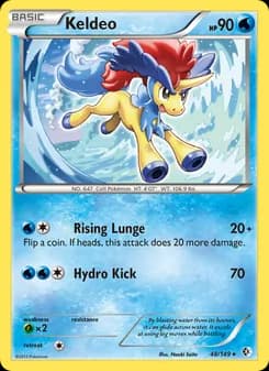 Keldeo card in English