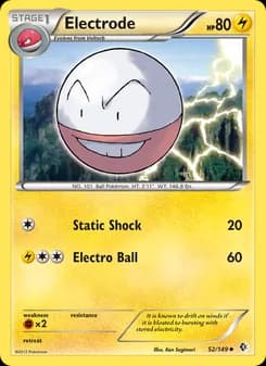 Electrode card in English