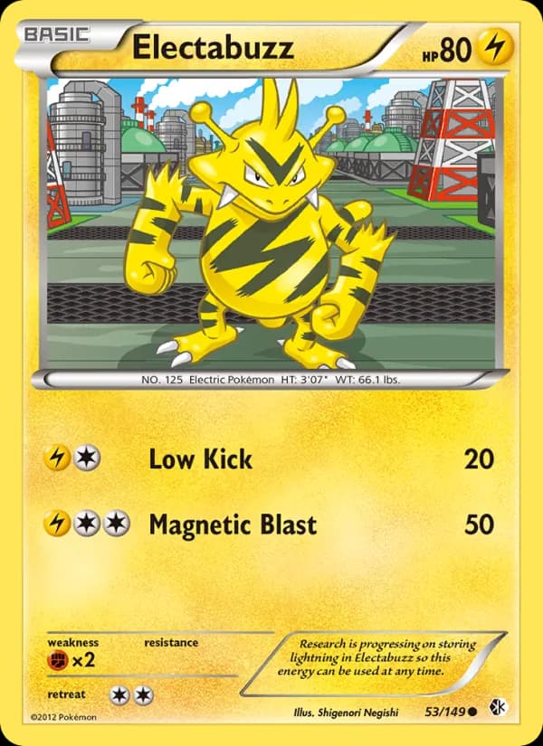 Electabuzz card in English