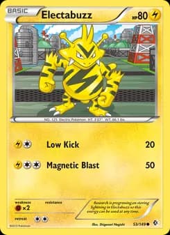 Electabuzz card in English