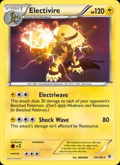 Electivire card in English
