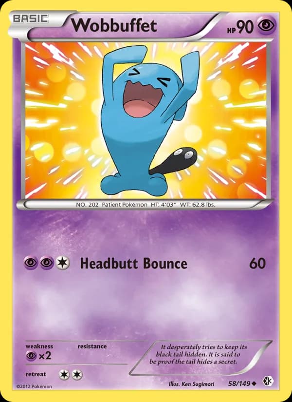 Wobbuffet card in English
