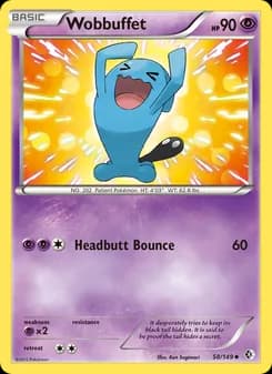 Wobbuffet card in English