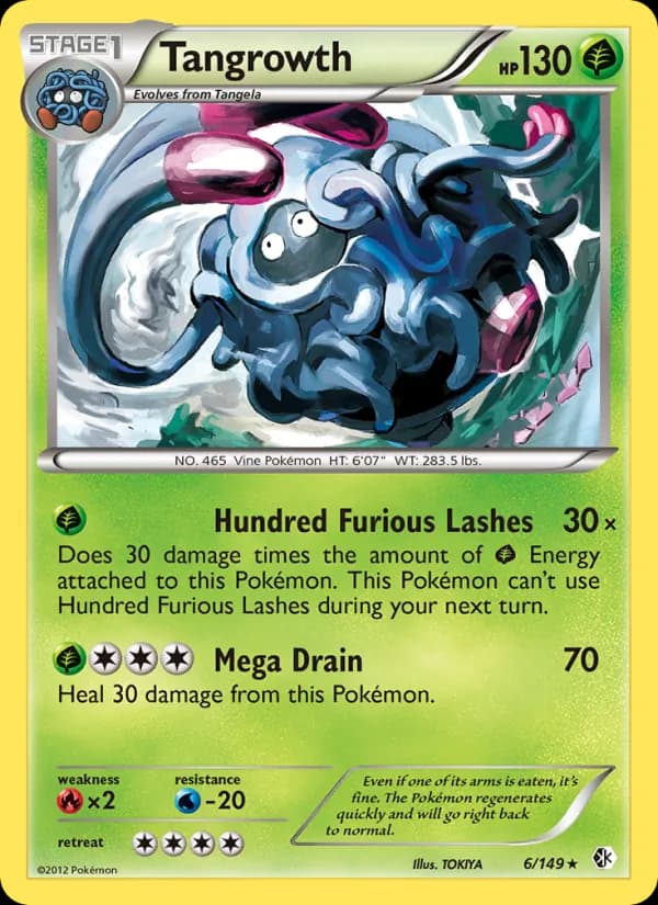 Tangrowth card in English