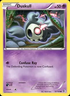 Duskull card in English