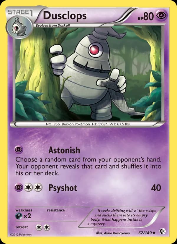 Dusclops card in English