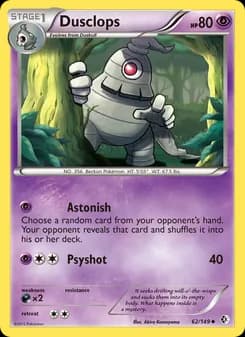 Dusclops card in English